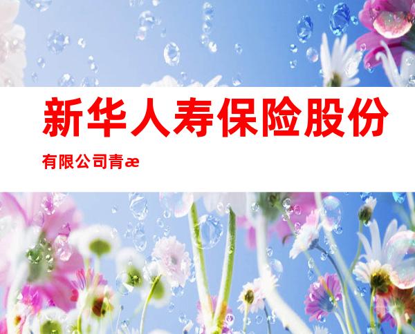 新华人寿保险股份有限公司青海分公司湟源营销服务部